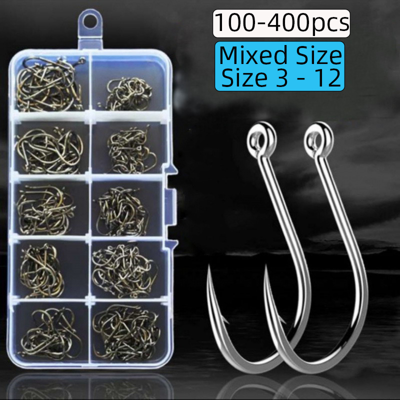 Fishing Hook Circle - 100-400 piezas/caja 3 # -12 #