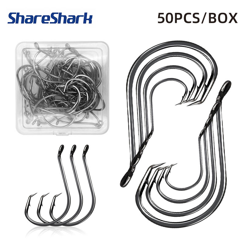 Fishing Hook Circle - ShareShark 50 unids/caja 7384 anzuelos de