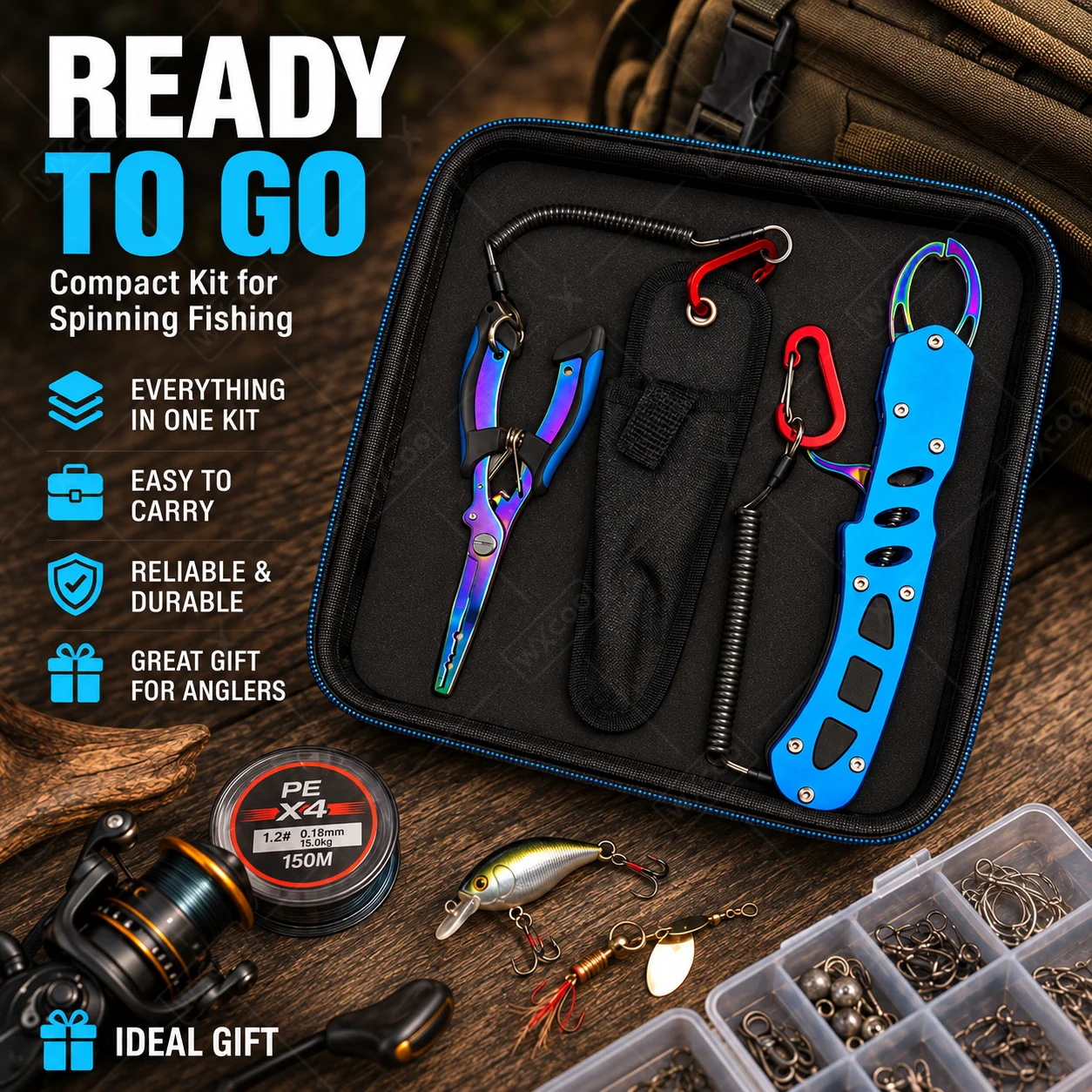 Alicates de pesca para agua sa - Fishing Hook Sharpener reseña y precio