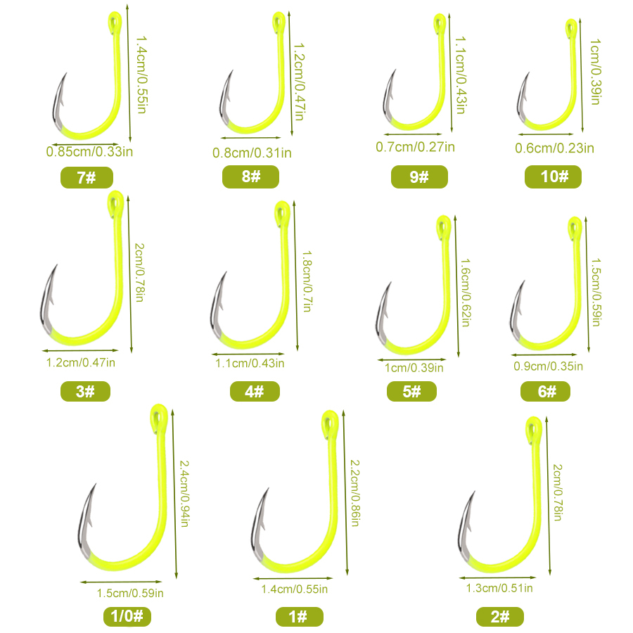 NGB 50 piezas 1/0 # -10 # Anzu - Fishing Hook Circle reseña y precio