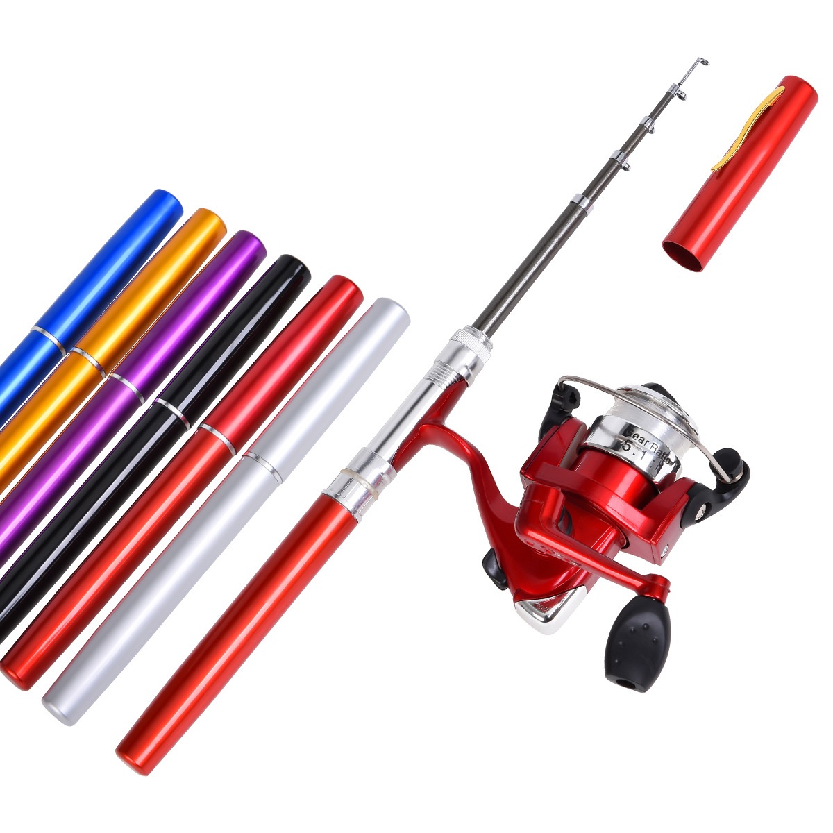 Mini caña de pescar en forma d - Penn Reel Fierce reseña y precio