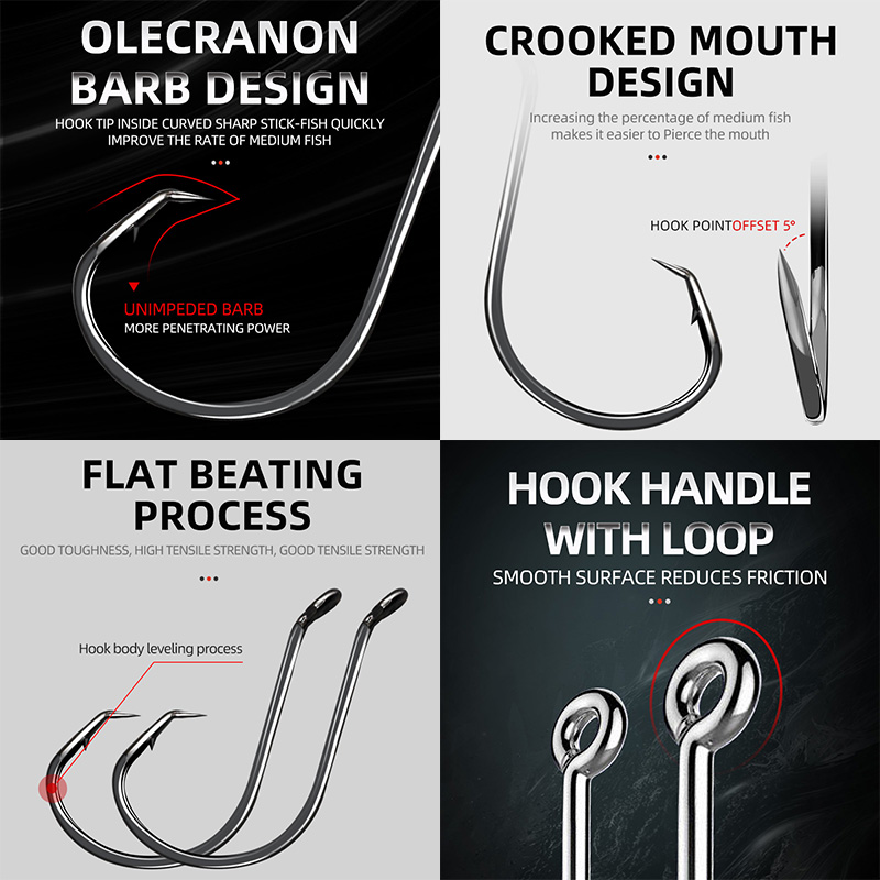 ShareShark 50 unids/caja 7384  - Fishing Hook Circle reseña y precio