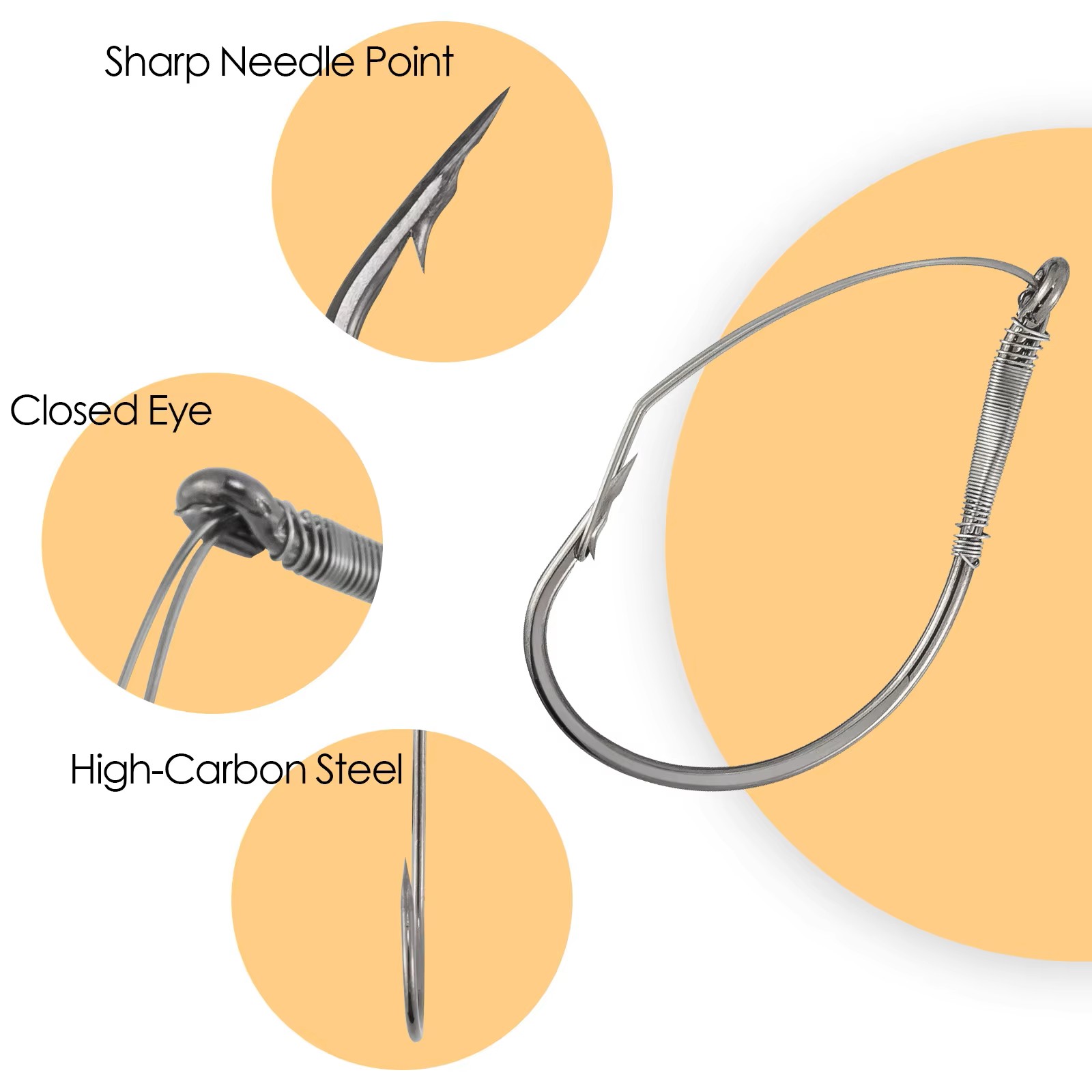 FishTrip-anzuelos de aparejo l - Fishing Hook Weedless reseña y precio