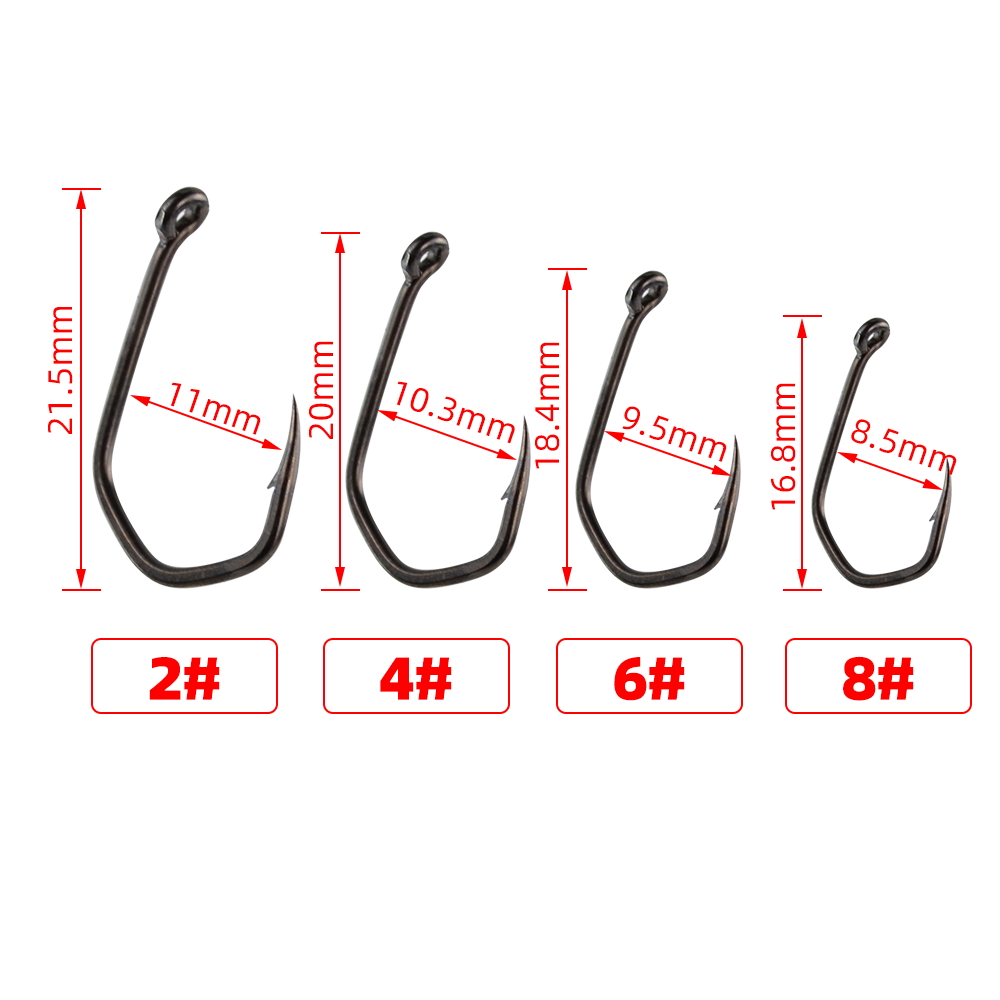 50 Uds. Anzuelos de pesca de c - Fishing Hook Assortment reseña y precio